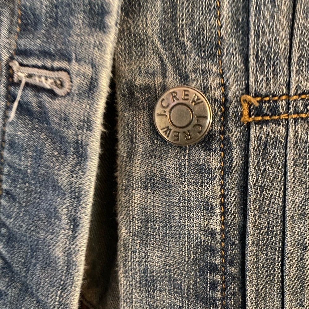 Ladies Denim Jacket by JCrew. Size Medium.